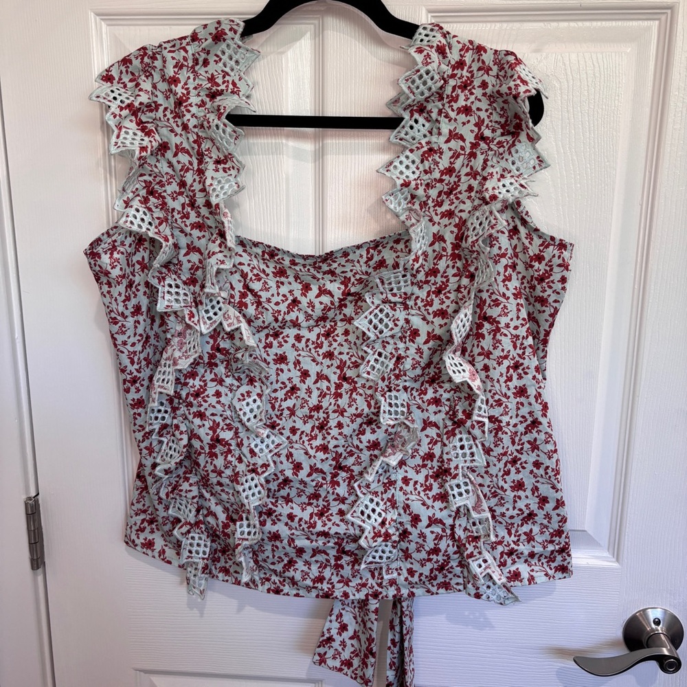 Anthropologie Trina Bow Blouse - Picture 5 of 9